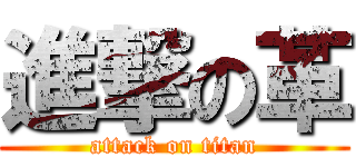 進撃の革 (attack on titan)
