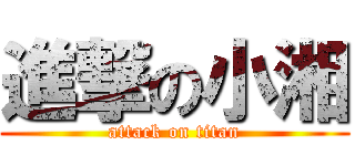 進撃の小湘 (attack on titan)