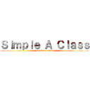 Ｓｉｍｐｌｅ Ａ Ｃｌａｓｓ (attack on DSE)