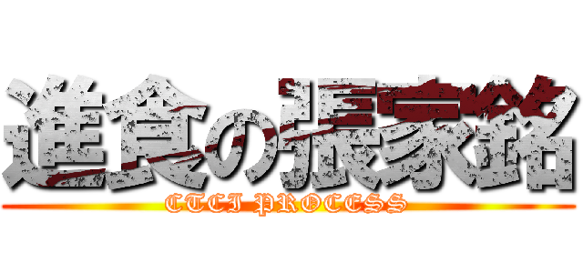 進食の張家銘 (CTCI PROCESS)