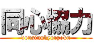 同心協力 (dousinnkyoryoku)