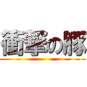 衝撃の豚 ()
