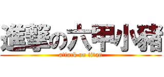 進撃の六甲小豬 (attack on titan)