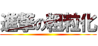 進撃の粗粒化 ()