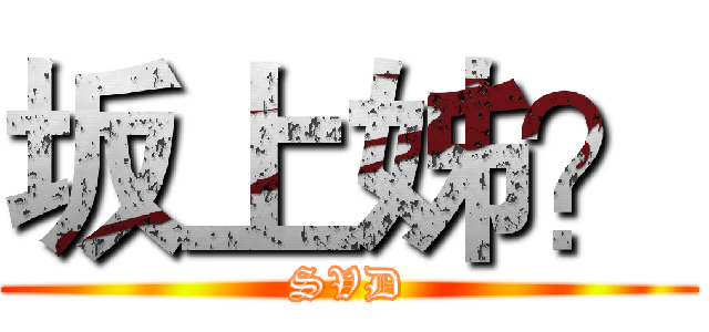 坂上姊？ (SVD)