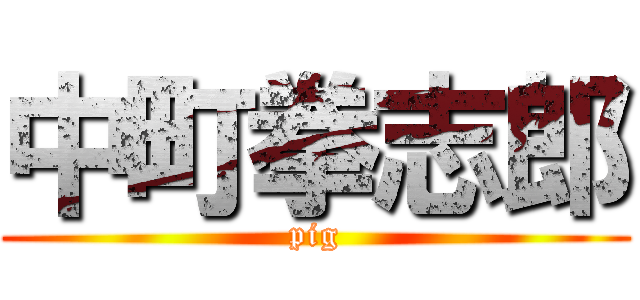 中町拳志郎 (pig)