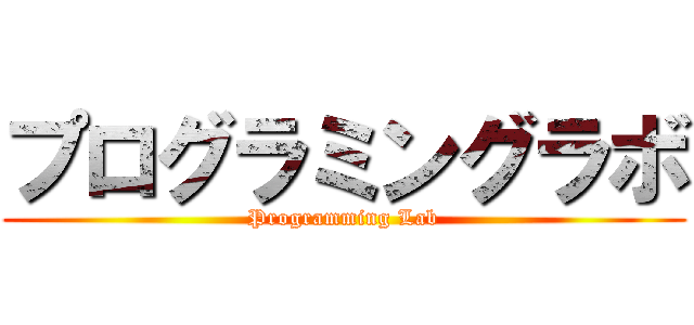 プログラミングラボ (Programming Lab)