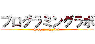 プログラミングラボ (Programming Lab)