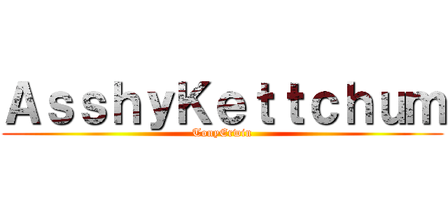 ＡｓｓｈｙＫｅｔｔｃｈｕｍ (TonyErwin)