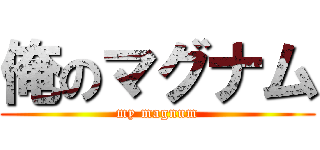 俺のマグナム (my magnum)