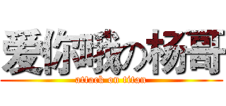 爱你哦の杨哥 (attack on titan)