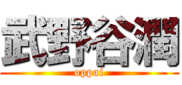 武野谷潤 (oppai)