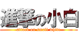 進撃の小白 (attack on small white)
