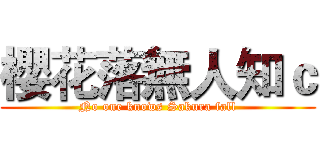 櫻花落無人知ｃ (No one knows Sakura fall)