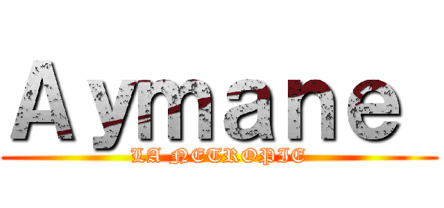 Ａｙｍａｎｅ  (LA NETROPIE)