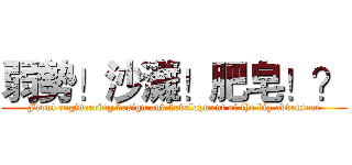 弱勢！沙灘！肥皂！？ (Front engineering design and development of the big adventure)