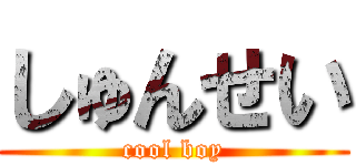 しゅんせい (cool boy)