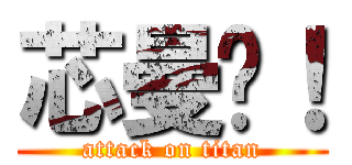 芯曼嗨！ (attack on titan)