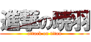 進撃の暁羽 (attack on titan)