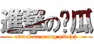 進撃の傻瓜 (attack on orang gile(e))