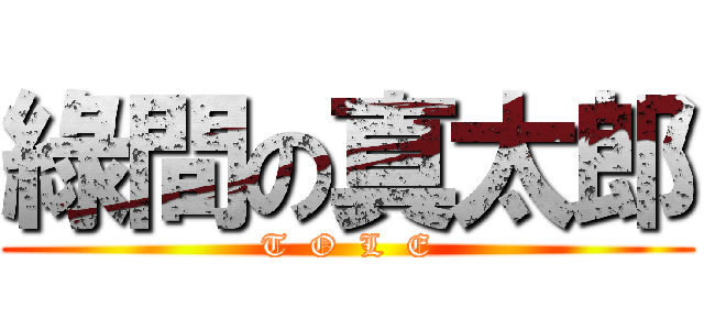 綠間の真太郎 (T  O  L  E)