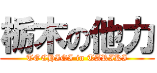 栃木の他力 (TOCHIGI in TARIKI)