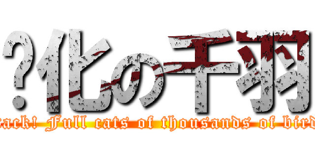 貓化の千羽 (attack! Full cats of thousands of birds)