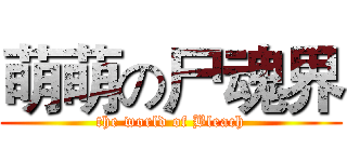 萌萌の尸魂界 (the world of Bleach)