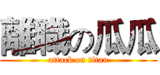 離職の瓜瓜 (attack on titan)