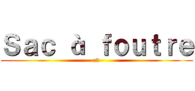 Ｓａｃ à ｆｏｕｔｒｅ (:3)