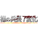 裸の兵長７変化 (attack on titan)