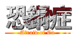 恐銅症 (Afraid of Cu)