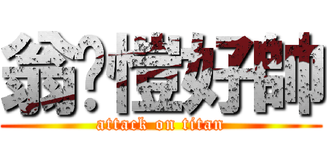 翁汶愷好帥 (attack on titan)