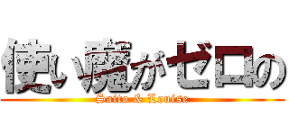 使い魔がゼロの (Saito & Louise)