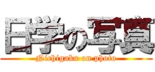日学の写真 (Nichigaku on photo)