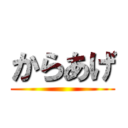 からあげ ()