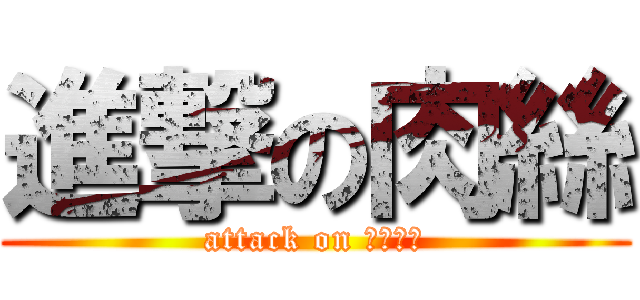 進撃の肉絲 (attack on 我是帥哥)
