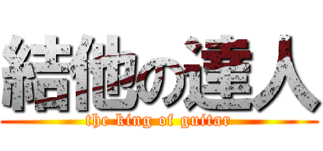 結他の達人 (the king of guitar)