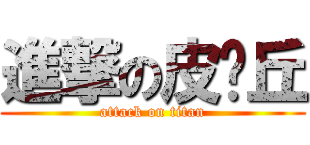 進撃の皮屌丘 (attack on titan)