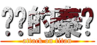 进击的秦时 (attack on titan)