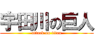 宇田川の巨人 (attack on titan)