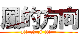 風的方向 (attack on titan)