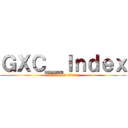 ＧＸＣ＿Ｉｎｄｅｘ (attack on titan)