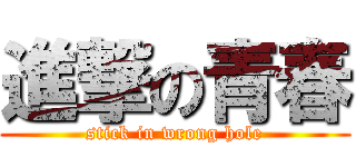 進撃の青春 (stick in wrong hole)