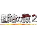 团结の数２ (no.14)