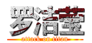 罗洁莹 (attack on titan)