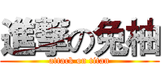 進撃の兔柚 (attack on titan)