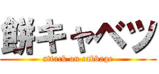 餅キャベツ (attack on cabbage)