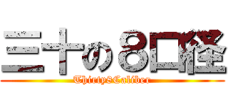 三十の８口径 (Thirty8Caliber)