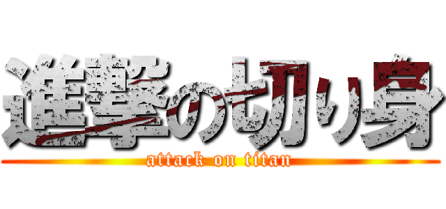 進撃の切り身 (attack on titan)